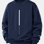 Dream Stripe Print Relax Fit Sweatshirt