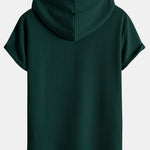Ribbed Hooded  Arc Hem T-Shirt & Shorts