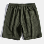 Kangaroo Pocket Waffle Hooded T-Shirt & Shorts