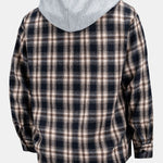 Plaid Hooded Shirt