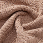 Textured Knitted V Neck T-Shirt
