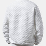 Checkerboard Jacquard Sweatshirt