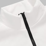 Men's "OSAKLAND" letter print quarter-zip stand collar sweatshirt