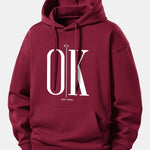 OK Print Relax Fit Hoodie
