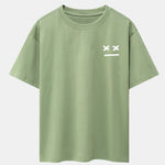 Facial Expression Print Drop Shoulder Oversize T-Shirt