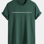 Regular Fit Stylish Stripe Print Cotton T-Shirt