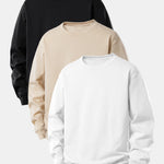 3 Pieces Basic Relax Fit Sweatshirt