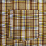 Men's Plaid Button Slim Fit Casual Long Sleeve Shirt