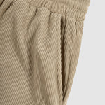 Men's Corduroy Solid Color Elastic Waist Drawstring Casual Pants