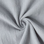 Men's Cotton Linen Textured Half Placket Short Sleeve Shirt