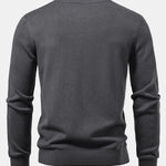 Stripe Mock Neck Sweater