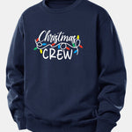 Christmas Lights Print Relax Fit Sweatshirt