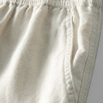 Drop Shoulder Stripe Crochet Shirt & Straight Leg Linen Pants
