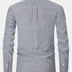 Long Sleeve Pocket Button Up Oxford Shirt