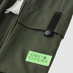 Men's Drawstring Double Pocket Cargo Pants