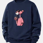 Pink Panther Print Relax Fit Sweatshirt
