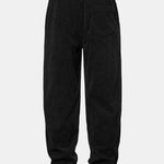 Relax Fit Quarter Zip Ethnic Geometric Patchwork Teddy Sweatshirt & Corduroy Jogger Pants