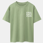 Cool Dads Club Print Drop Shoulder Oversize T-Shirt