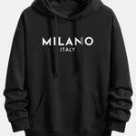 Milano Print Relax Fit Hoodie