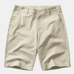 Wave Jacquard Knit V Neck Polo Shirt & Cotton Chino Shorts
