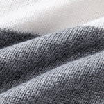Contrast Twist Jacquard Knit Sweater