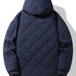 Faux Fur Lined Hooded Quilted Jacket