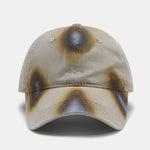 Gradient Pattern Washed Baseball Cap