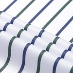 Long Sleeve Stripe Button Up Shirt & Slim Fit Tapered Trousers