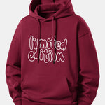 Limited Edition Print Relax Fit Hoodie
