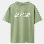 Classic Print Drop Shoulder Oversize T-Shirt