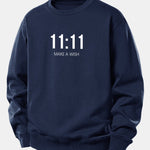 11:11 Print Relax Fit Sweatshirt