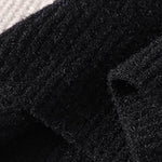 Men's Color-Block Denim Collar Knit Sweater