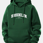 Brooklyn Print Drawstring Hoodie