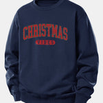 Christmas Print Relax Fit Sweatshirt