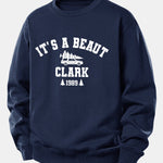 It's a Beaut Clark Christmas Tree Car Print Relax Fit Sweatshirt