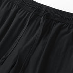 Solid Drawstring Cargo Shorts