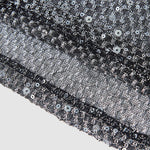 Men's hollow sexy sequined woven mesh sleeveless vest