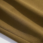Men's solid color pique elastic waist casual shorts