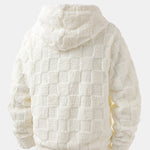 California Embroidered Teddy Checkerboard Hoodie