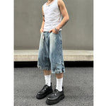 ã€�Your pants are on backwardsã€‘Denim Shorts