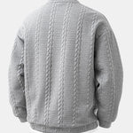 Relax Fit 2-in-1 Twist Jacquard Sweatshirt