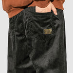 Men's Corduroy Loose Cargo Casual Pants