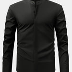 3 Pieces Non-Iron Hidden Placket Stand Collar Dress Shirt
