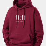 11:11 Print Relax Fit Hoodie