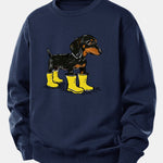 Boots Dachshund Print Relax Fit Sweatshirt