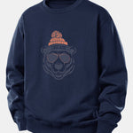 Chicago Bear Print Relax Fit Sweatshirt