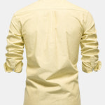 Cowboy Embroidery Cotton Oxford Button Up Shirt