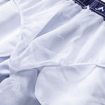 Regular Fit Seagull Print Cotton T-Shirt & Palm Tree Seagull Print Swim Shorts