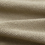 Textured Zip Up Knit Polo Shirt