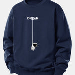 Dream Astronaut Print Relax Fit Sweatshirt